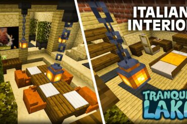 Minecraft: Italian House Interior Tutorial
