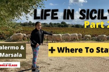 Marsala Vineyard Tour|Palermo Province|Sicily Vlog 2021|Travel Italy|Rory and Sage World Class Ep49