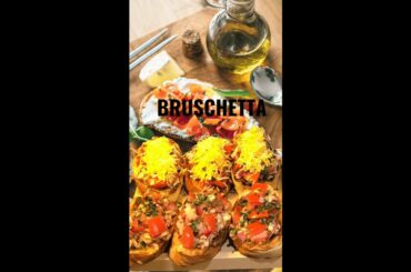 Italian Appetizer Bruschetta #shorts | Epic Bong Kitchen