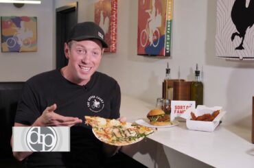 Dining Playbook Visits Upper Crust Pizza & Chicken