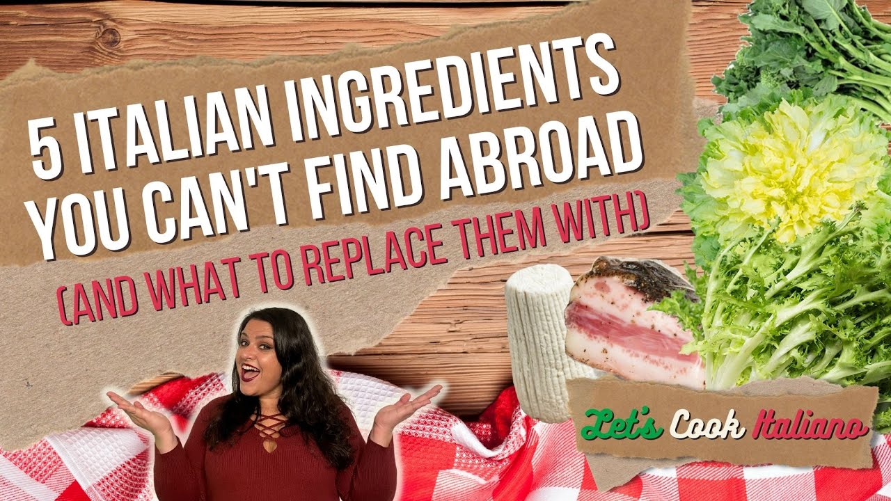 5 Italian Ingredients you can't find abroad & what to replace them with ||| Traditional Italian Food 5 Italian Ingredients you can't find abroad & what to replace them with ||| Traditional Italian Food