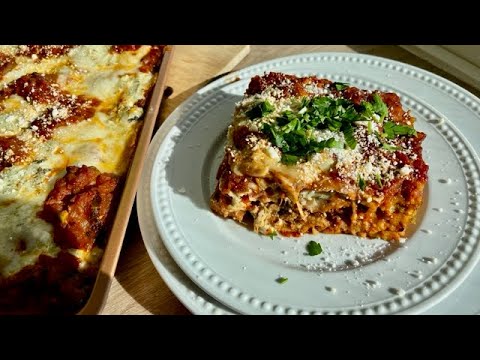 Homemade Lasagna with Red Lasagna Dough. Nutritious and Delicious #lasanga #italiancooking Homemade Lasagna with Red Lasagna Dough. Nutritious and Delicious #lasanga #italiancooking