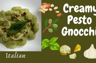 Gnocchi-Creamy Pesto perfect quick Dinner or Lunch
