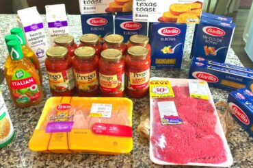 Italian Food Grocery Haul | High Sodium in Spaghetti Sauce? | Tanny Cooks