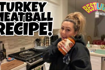 Making Dinner at Home! Easy Turkey Meatballs