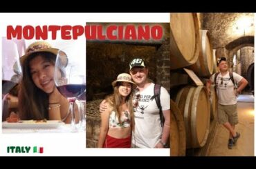 MONTEPULCIANO - The unmissable wine tasting! | ITALY | TUSCANY TOUR (VIEWS WITH DRONE)
