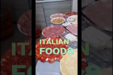 ITALIAN FOODS #shorts  #italianfood