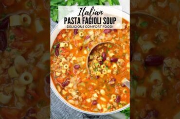 Italian Pasta Fagioli Soup turkey soup