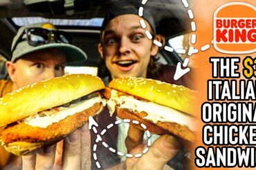 Eating Burger King's $3 Italian Original Chicken Sandwich