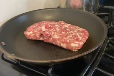 Orzo with Italian Sausage, Peas and Mushrooms