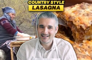 Italian Chef Reacts to COUNTRY STYLE LASAGNA ( @The Food Ranger )