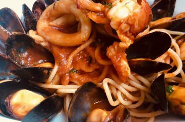 SEAFOOD SPAGHETTI  |ITALIAN FOOD #Short.