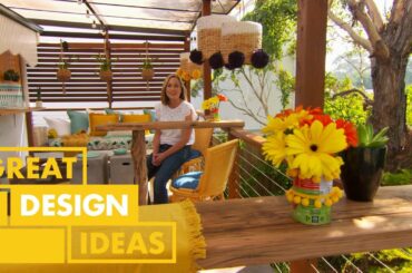 Mexican-Inspired Deck Makeover | DESIGN | Great Home Ideas