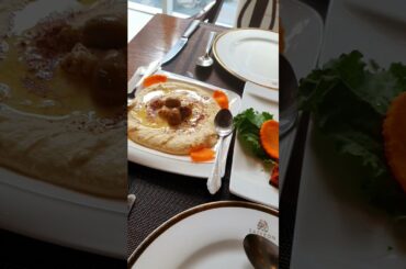 Arabian food in south Korea| Hummus | BBQ | mutton handi |Italian salad | naan |garlic bread |