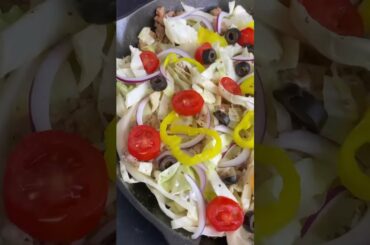 #shorts Loaded Italian Skillet: (keto recipes ) [ ingredients list in desc.] #ketodiet