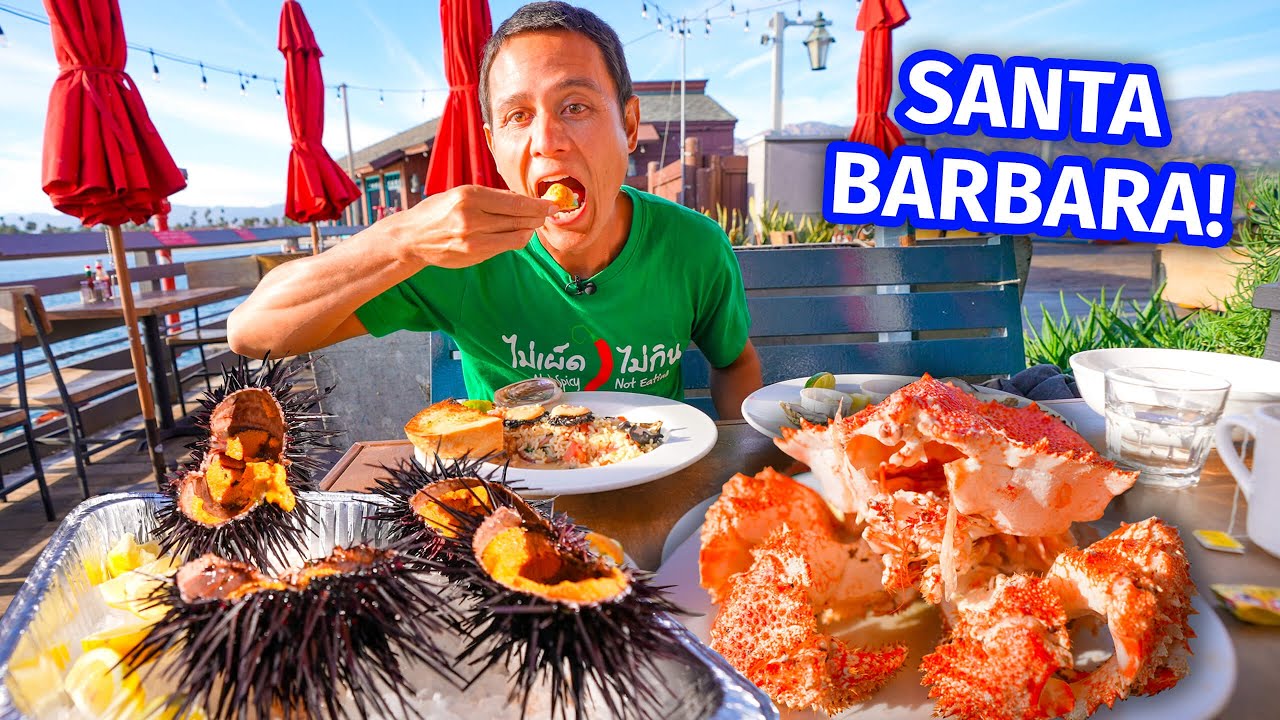Golden URCHIN YOLK + Box Crab!! FOOD TOUR in Santa Barbara – California Coast! Golden URCHIN YOLK + Box Crab!! FOOD TOUR in Santa Barbara - California Coast!