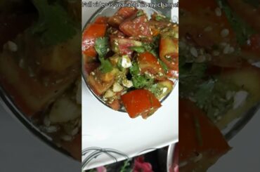 Italian salad-healthy salad recipe-How to make tomato salad-tomato salad-italian style salad#shorts