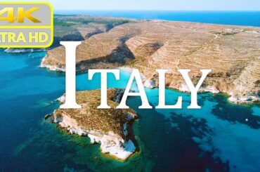 See The Beautiful Scenery In Italy And Listen To Relaxing Music | 4K VIDEO ULTRA HD
