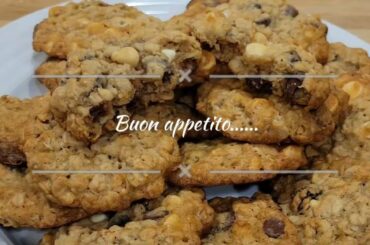 Super easy oatmeal cookies#recipe #italiancooking #easy#softandchewy#ricetta