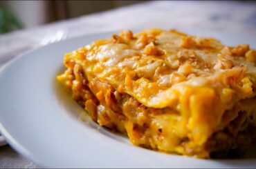 Dear November... | Pumpkin and Mushrooms Lasagna Recipe From Scratch - Italian Cooking Stories