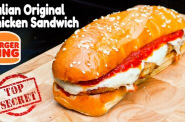 Burger King Italian Original Recipe Sandwich | Copycat Recipe | Blackstone Griddle