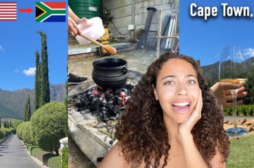 AMERICAN IN SOUTH AFRICA VLOG: what life is REALLY like here (wine tasting, lamb potjie, Sea Point)
