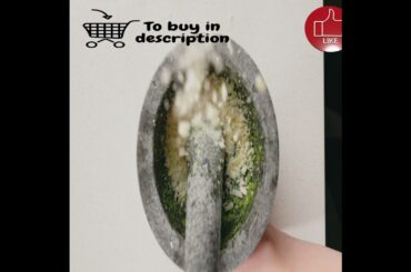 ChefSofi Mortar and Pestle Set - 6 - Included: Anti-Scratch Protector + Italian Recipes EBook