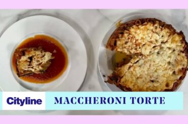 An Italian baked maccheroni torte recipe