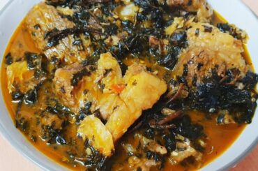 How to Cook Bitterleaf Soup with Achi as Thickener | Flo Chinyere