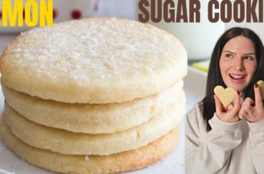 The Best Italian LEMON SUGAR COOKIES - 12 Weeks of Christmas Cookies