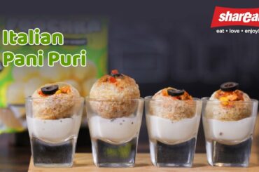Italian Panipuri | Italian Panipuri recipe | SharEat Panipuri | JalBalls | Foochka