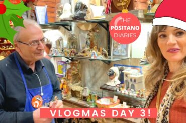 THE CHRISTMAS STREET IN NAPLES & ITALIAN NATIVITY SCENES | San Gregorio Armeno | Vlogmas Day 3