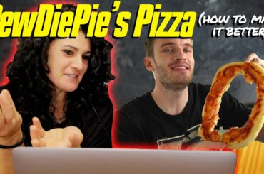 Italian Reacts to PewDiePie's Pizza | How to Make it BETTER!