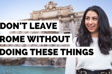 Cool things to do in Rome: Italian restaurants, activities, and more!