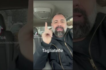 Tagliatelle. Mispronounced Italian food words