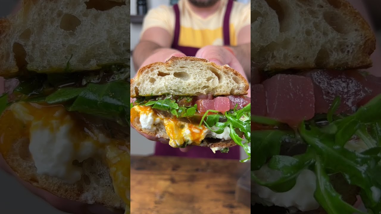 Panino con tartare Panino con tartare