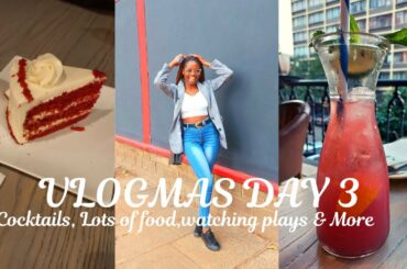 VLOGMAS #3 || Getting My Covid Vaccine, Dining At Cj's Restaurant, Watching Plays.