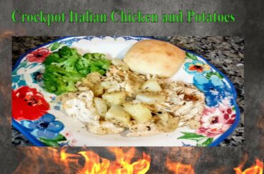Crockpot Italian Chicken and Potatoes