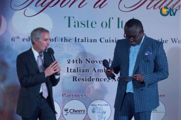 Italian Ambassador hosts the 6th edition of Italian Cuisine Week in Ghana.