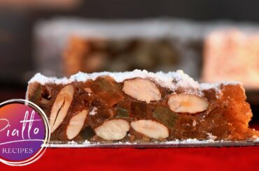 Panforte: Italian FRUITCAKE | Tuscan Christmas Dessert | #christmas #dessert