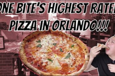 Eating The BEST Reviewed PIZZA in Orlando | ANTICA Pizzeria | @One Bite Pizza Reviews