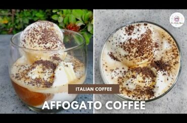 Have You Ever Tried "Affogato Coffee Dessert"|1min Italian Coffee |Instant Cafe Style Coffee #shorts