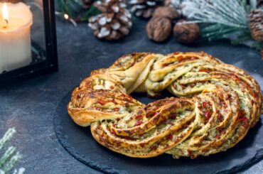 Christmas Wreath - Christmas Braided Bread