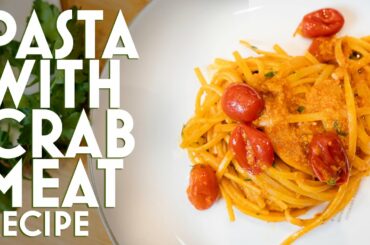Must try Exotic pasta with crab meat | Home kitchen recipe