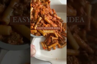 Baked ziti with ground beef #cooking #mealprep #shorts #pasta #italian #foodie #recipe @moribyan