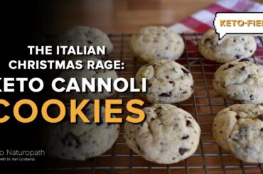 The Italian Christmas Rage: Keto Cannoli Cookies