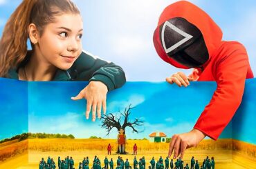 My Mom Runs a Squid Game! Squid Game in Real Life!