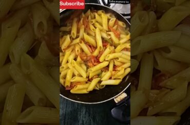 Penne Pasta ....#italianfood #veges #pasta #shorts