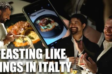 Jimmy and Larry Feast Like Kings in Italy