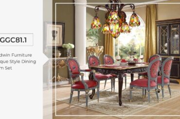 Goodwin Furniture New Design Good Price Dining Room Sets Leather Dining Chairs Dining Tables GGC81.1